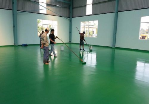 Thi công sơn bả hoàn thiện công trình (Sơn tường, sơn nền nhà xưởng,…)